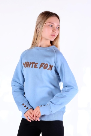 9149M Whıte Fox Bakı Sweat Bebe Mavi - 3